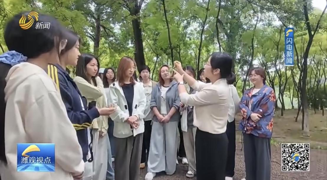 植育润心伴生灵 湿地逐绿启晨光—— 潍坊理工学院创新开展户外晨曦思政课